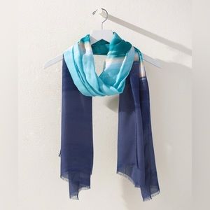 Chico’s painted ombré oblong scarf